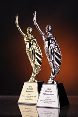 Two trophies earned by Innovation Magazine