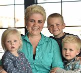 Melissa Matheson with her three children