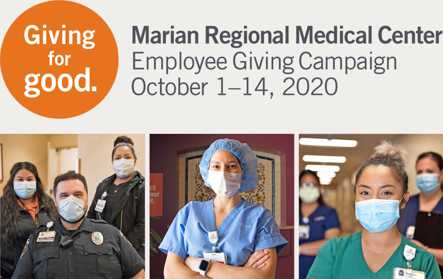 Employee Giving 2020 Title and Photos