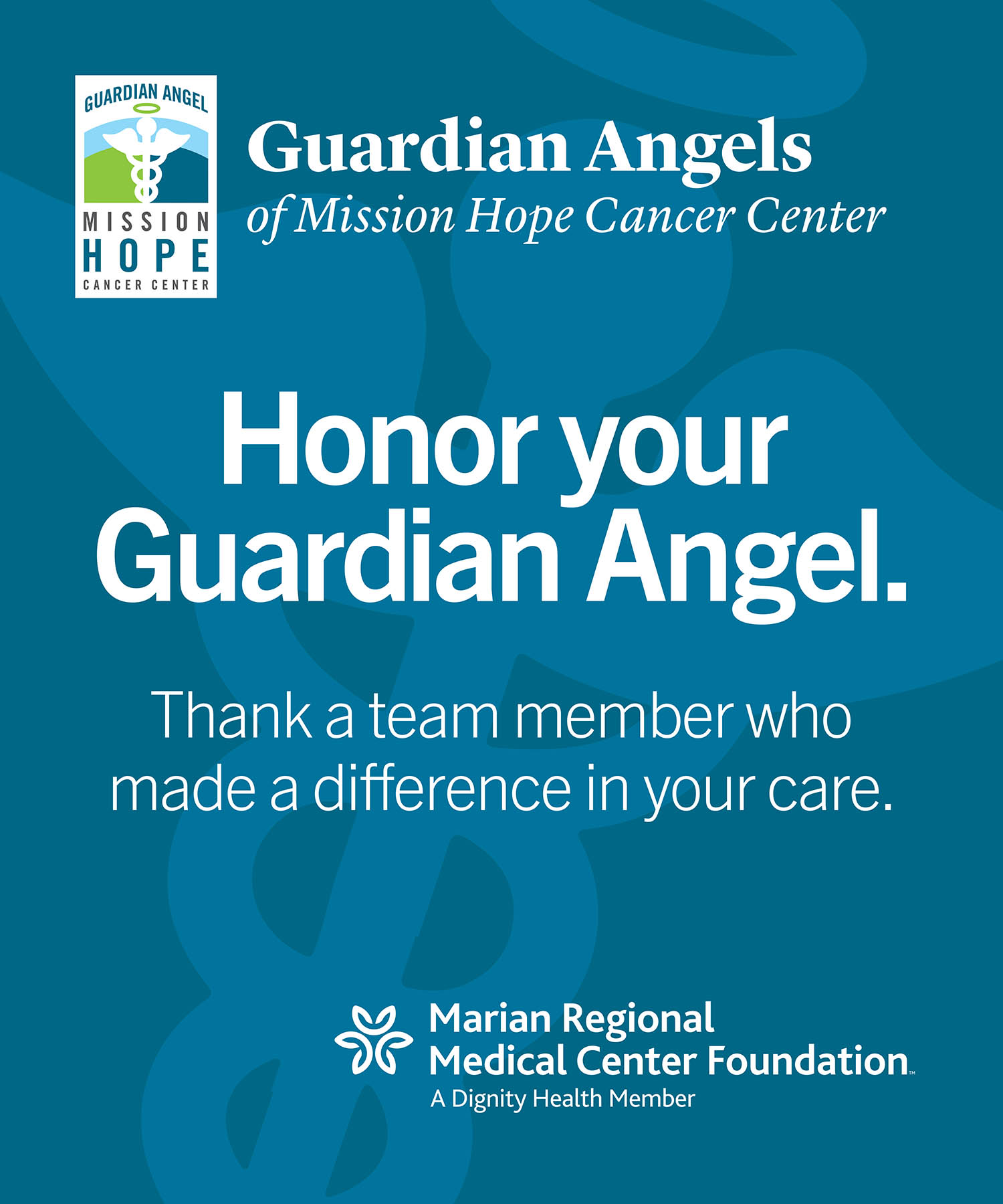 Honor your Guardian Angel - Mission Hope Cancer Center