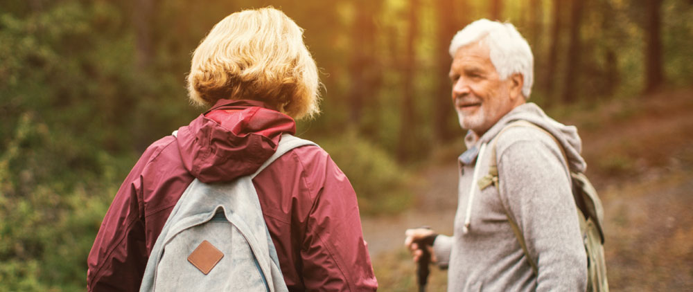 Senior Couple Hiking