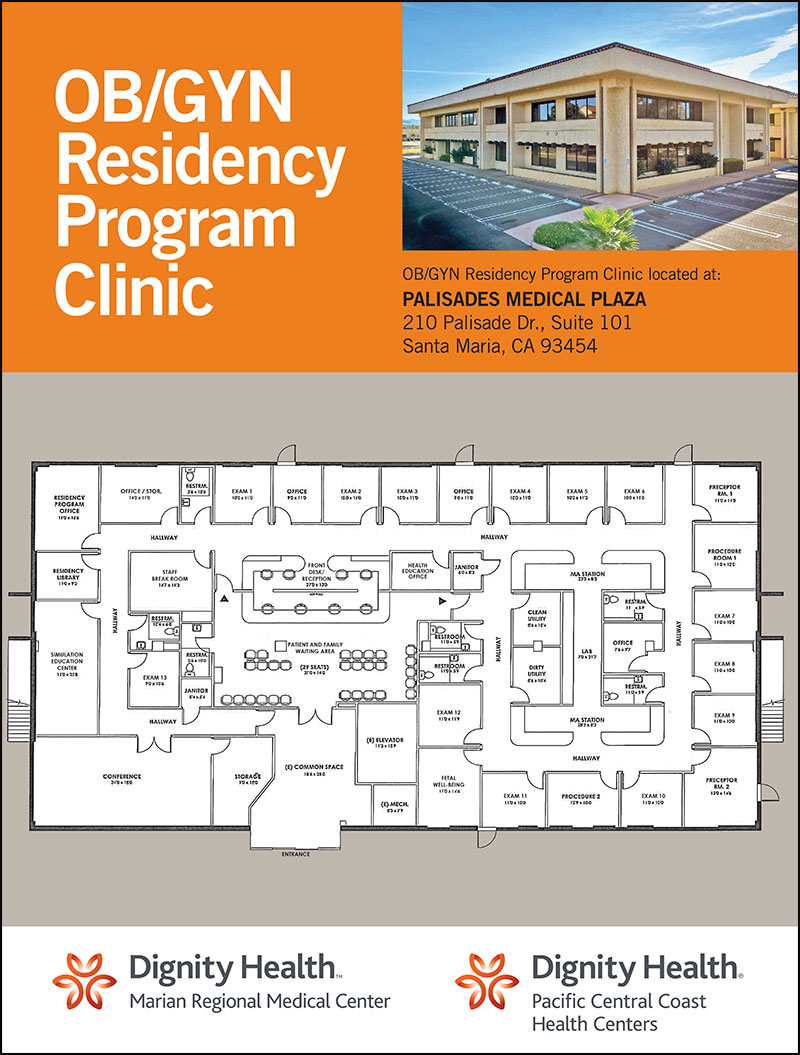OB/GYN Floor Plan Residency Clinic