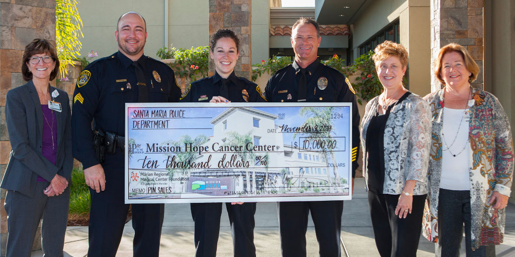 Santa Maria Police Department Holding Check